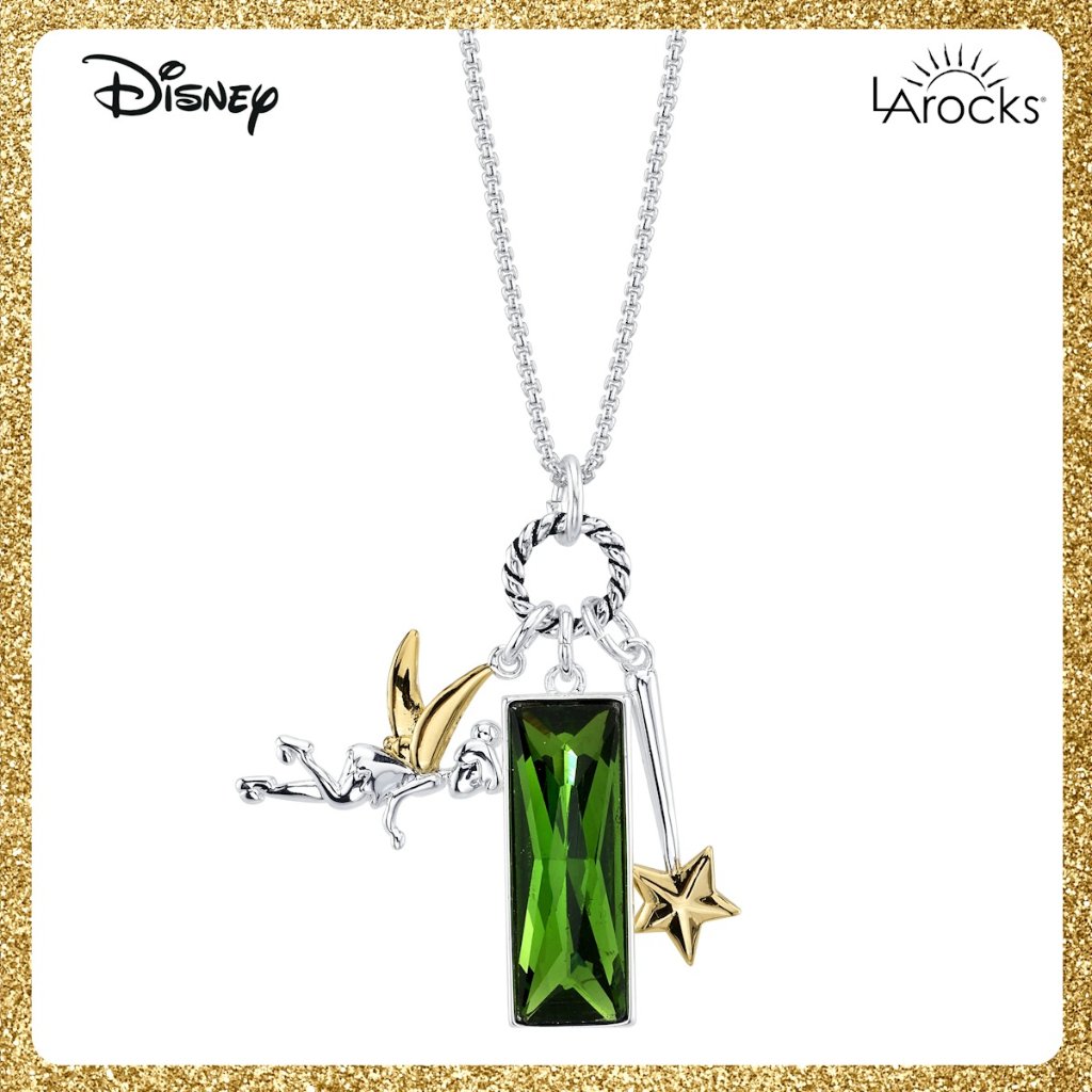Tinker Bell "Dreams Are Forever" Charm Necklace Nib/Nwt